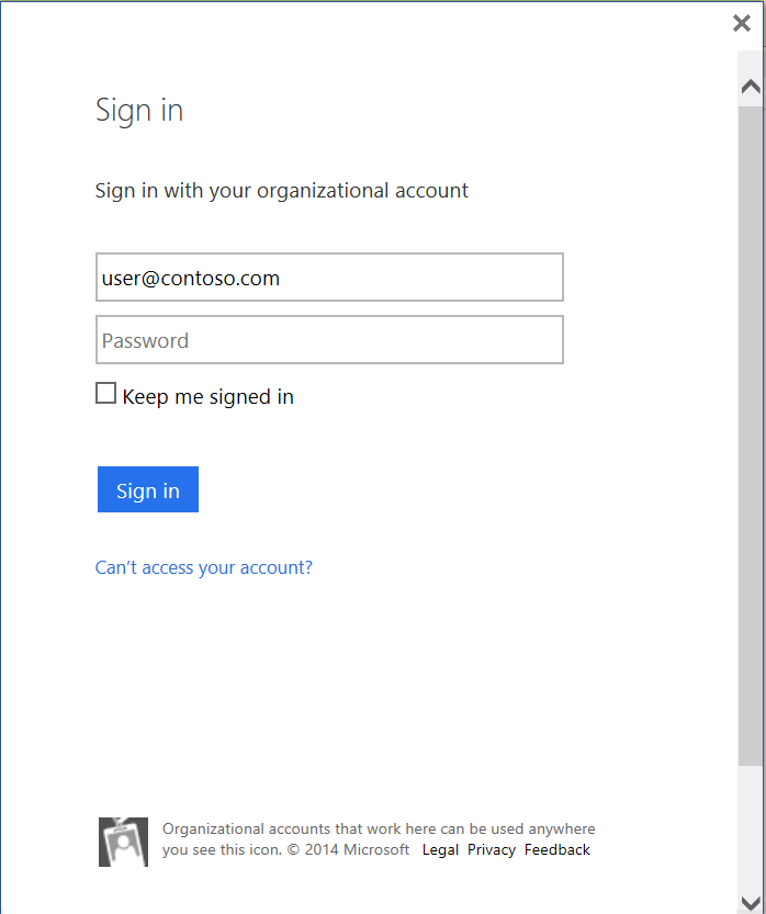 Office 2013 updated authentication 1