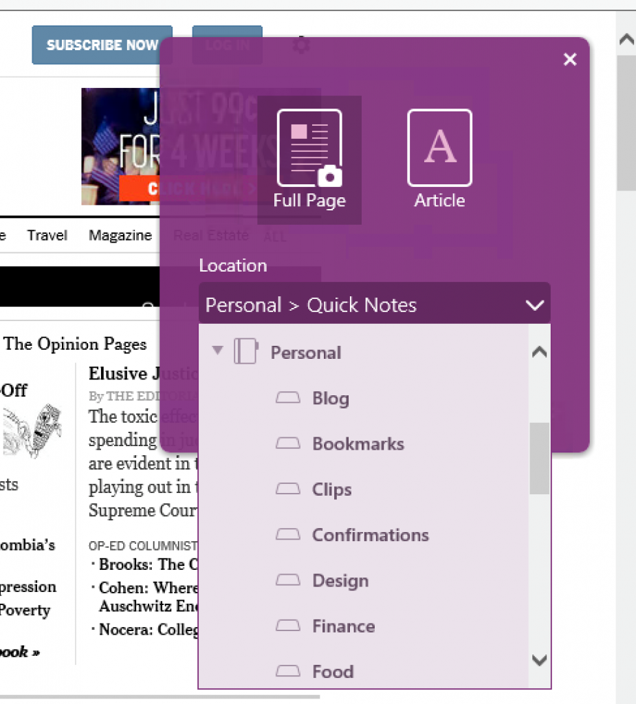 OneNote Clipper 2.0 2 v2