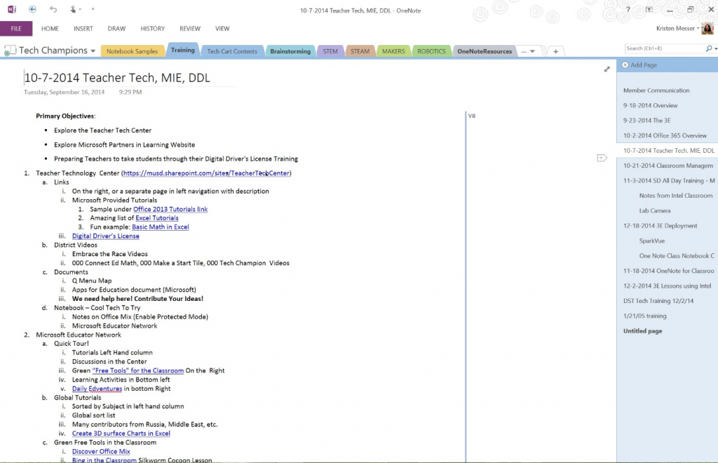 OneNote Class Notebooks have redefined the instruction at my school 1