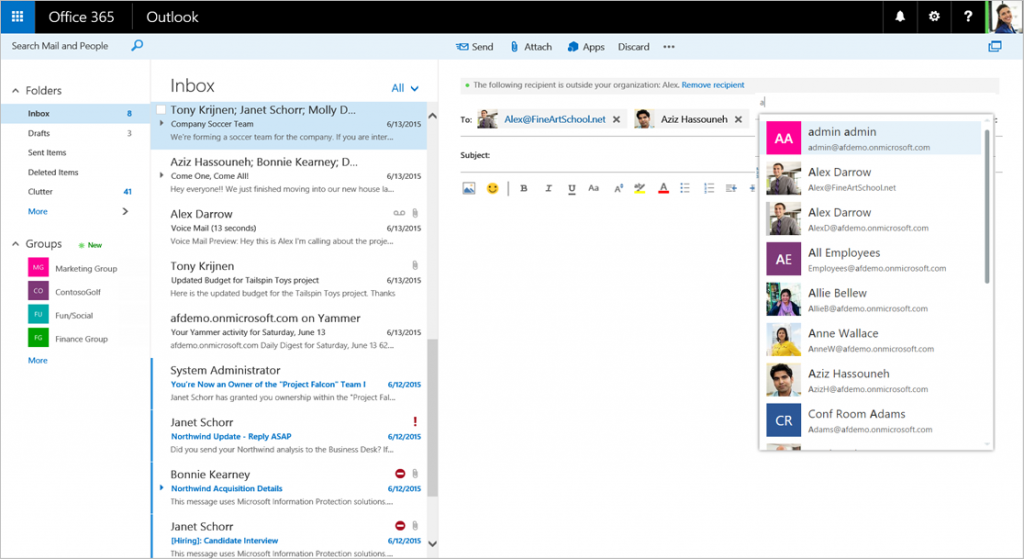 cropped - New features coming to Outlook on the web 5