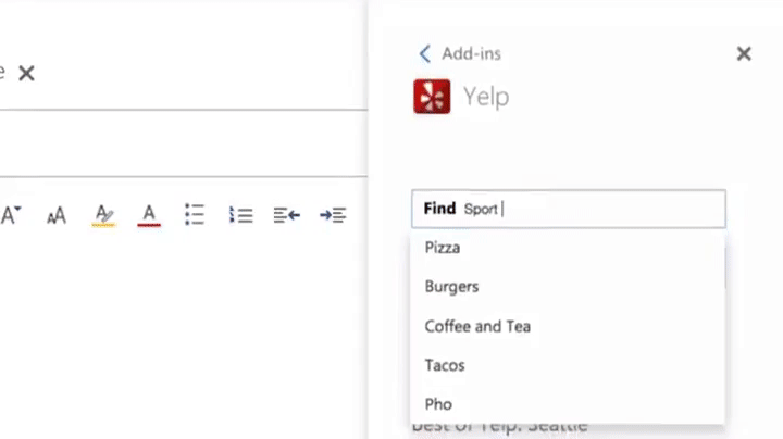 Outlook-Yelp