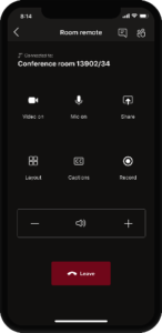 An image of Room remote for Microsoft Teams devices.