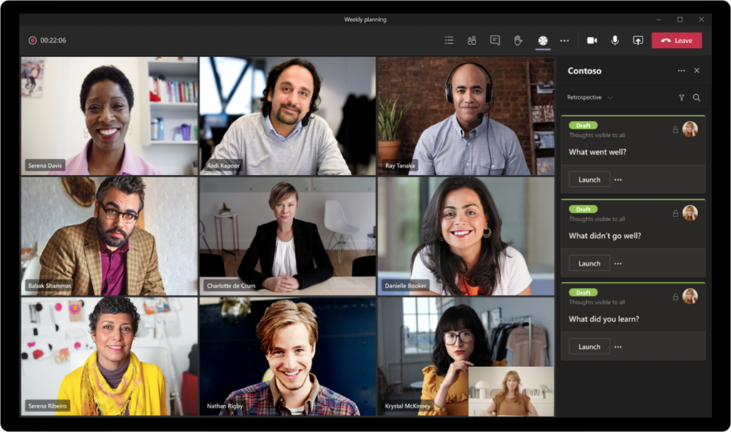An image of Teams Meeting Extensibility.
