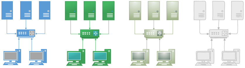 Visio network shapes