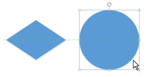 Visio faster dynamic grid guides